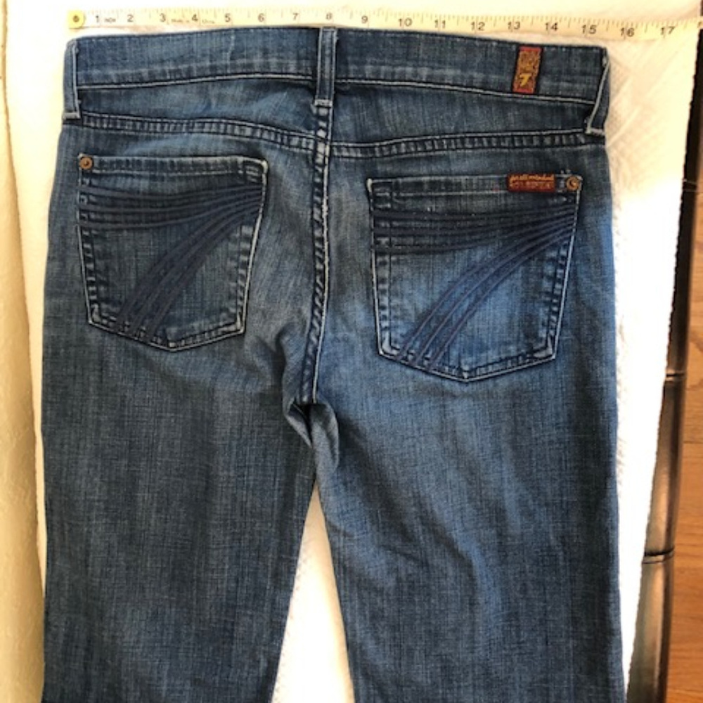7 For All Mankind Dojo Cropped Jean Women Size 27